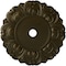 Ekena Millwork Angel Ceiling Medallion (Fits Canopies up to 15 3/4"), 32 1/4"OD x 3 5/8"ID x 1 1/8"P, Green Gold CM32ANGGS - alternate 1